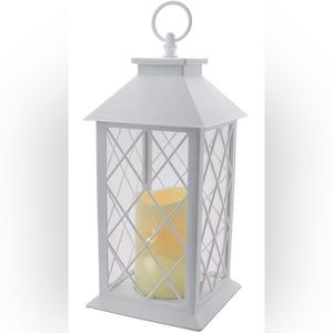 Flameless LED candle lantern, new